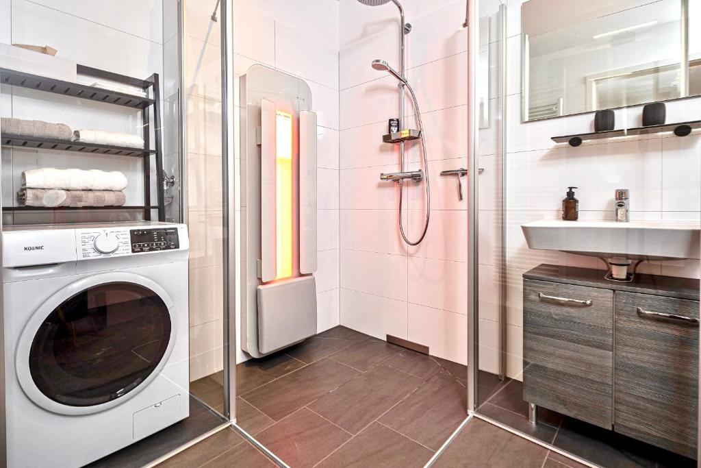 Art Deco Residence Elbblick Parken Küche - 17