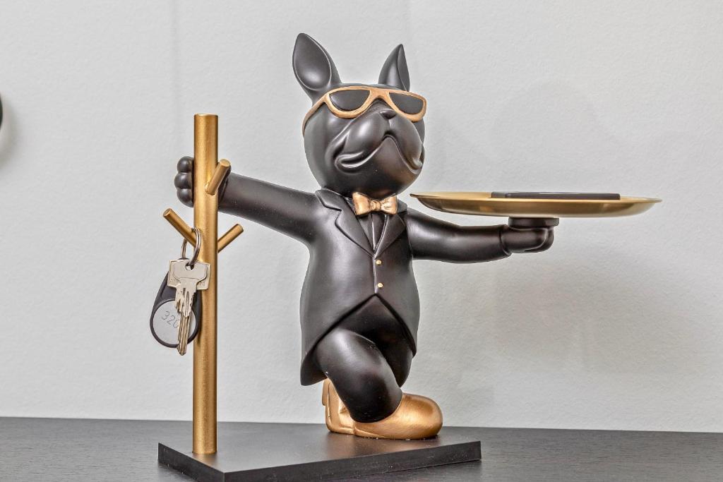 Art Deco Residence Elbblick Parken Küche - 16