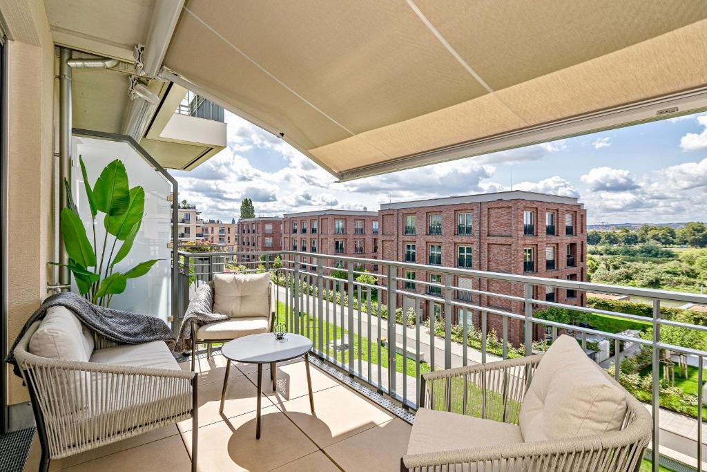 Art Deco Residence Elbblick Parken Küche - 19