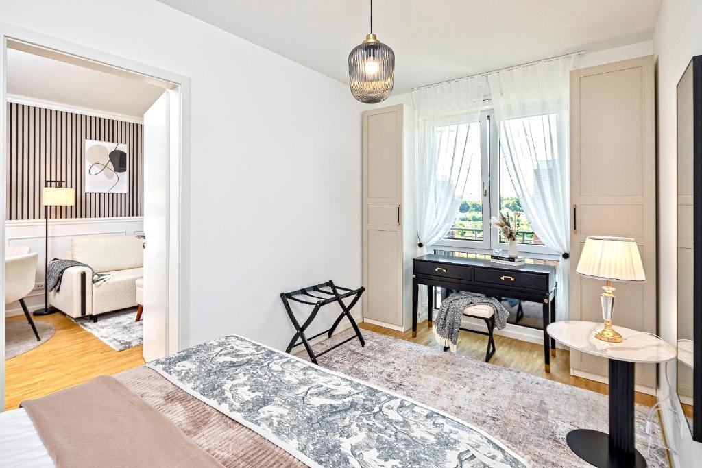 Art Deco Residence Elbblick Parken Küche - 12