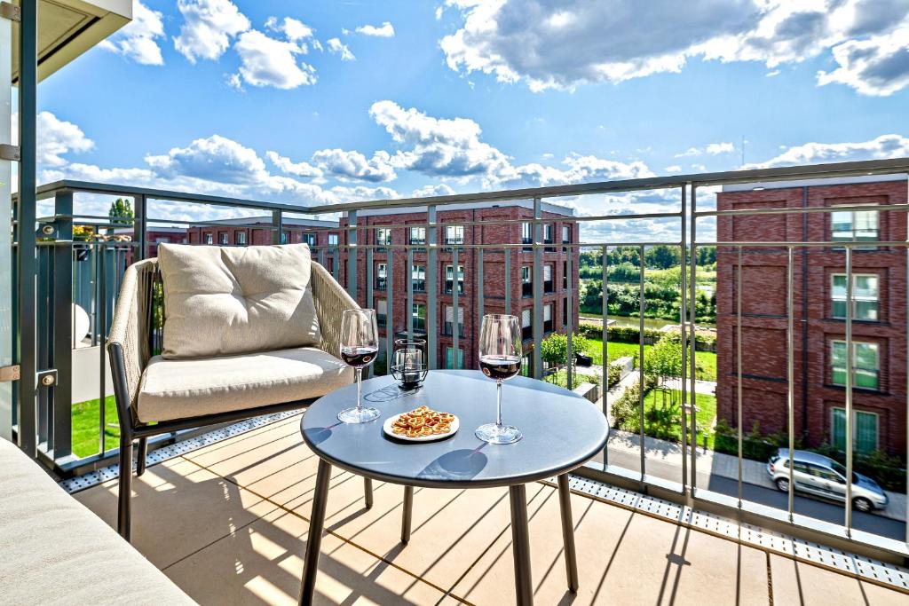 Art Deco Residence Elbblick Parken Küche - 21