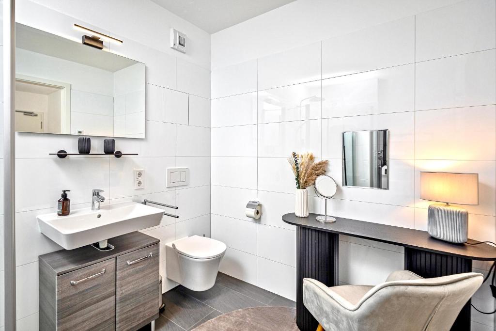 Art Deco Residence Elbblick Parken Küche - 3