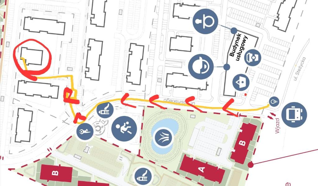 Mieszkanie 46m2 - 2 pokojowe z ogródkiem , WIFI , Bezpłatny parking nr 126, Szybkie połączenie z lotniskiem, autobus 120 - 12