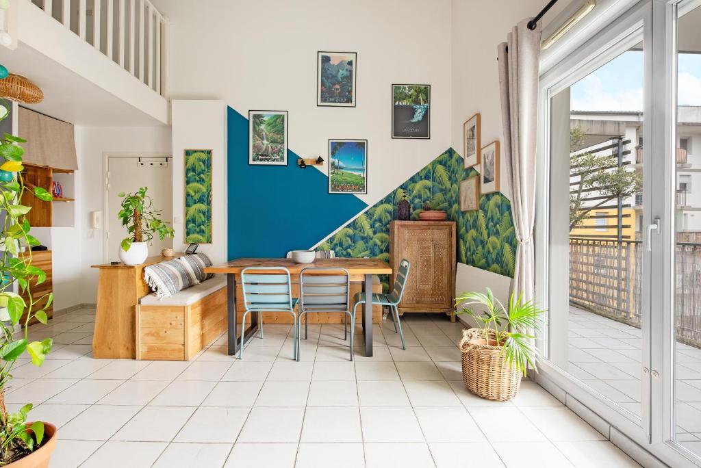 Le Surf : Triplex (T4) parking, rooftop et clim - 4