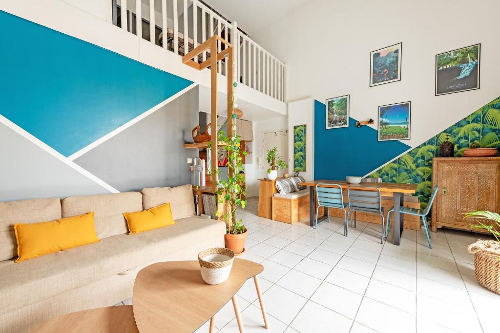 Le Surf : Triplex (T4) parking, rooftop et clim - 16